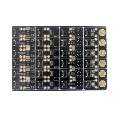 Gerber Files Double Sided PCB Assembly Black Green Solder Mask